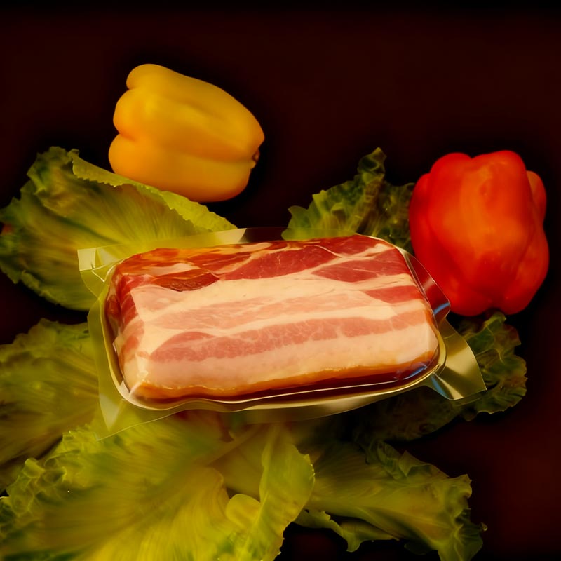 Filme termorretrátil EVA para bacon