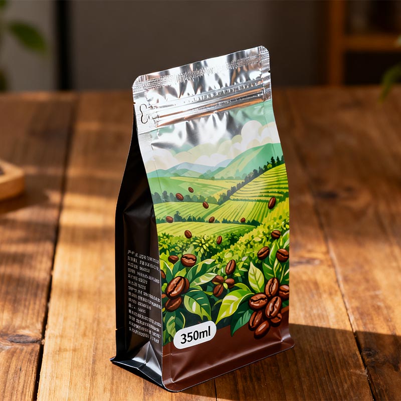Bolsa Stand-Up de Plástico para Café