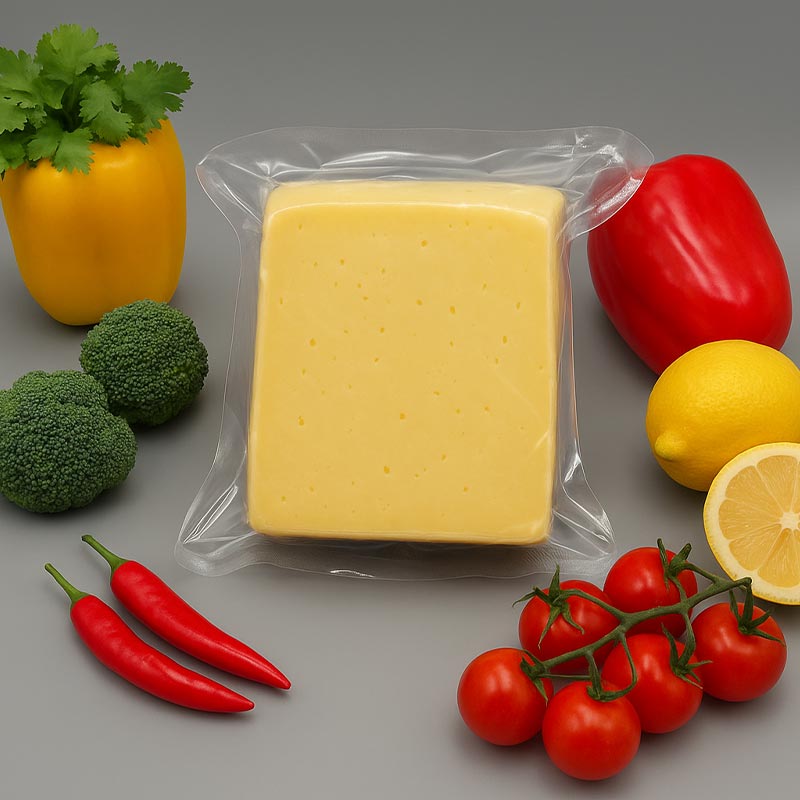 Saco termorretrátil PVDC para queijo
